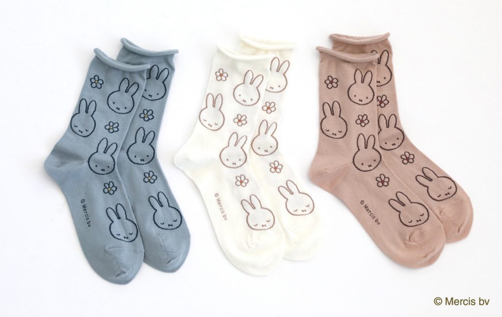 「ミッフィーくるくるソックス」（1650円）