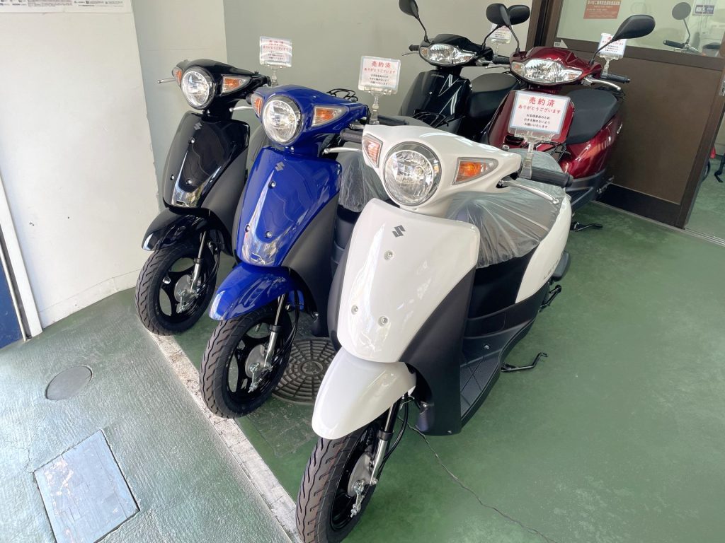 既に新車が入荷しにくい状況にある原付