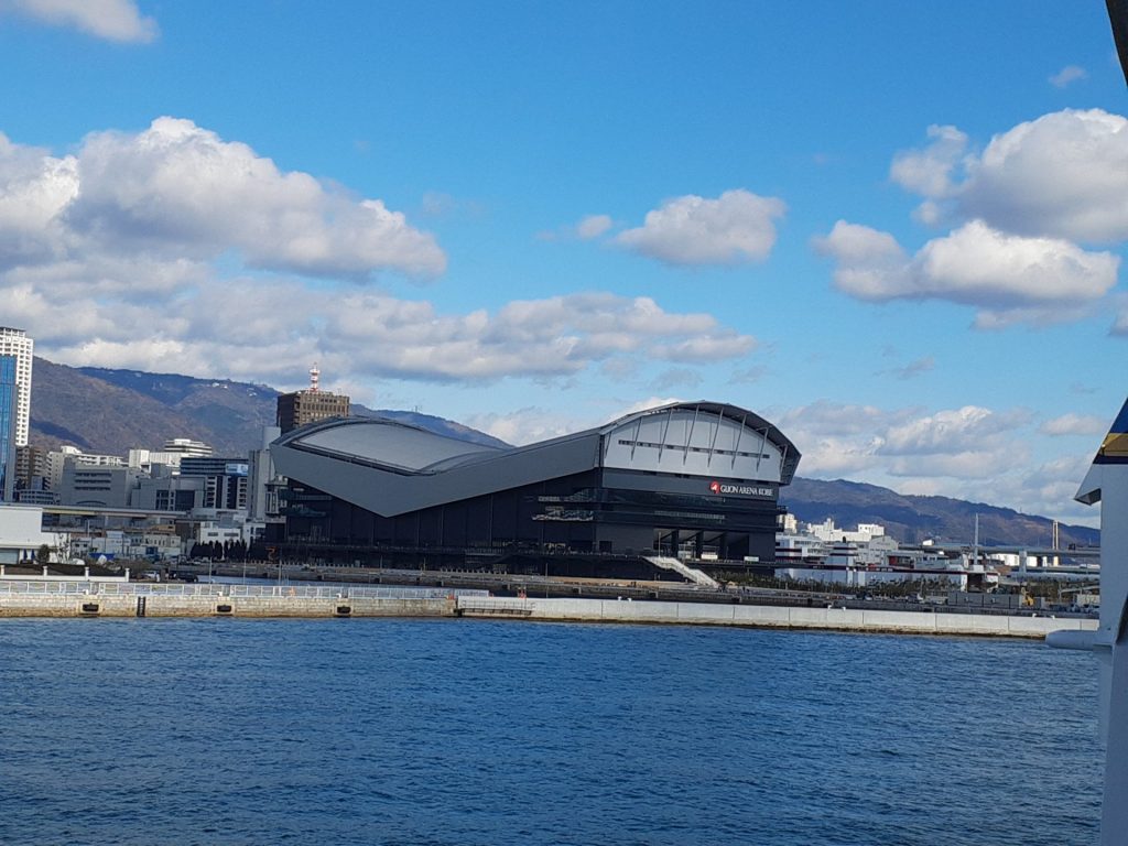 建設が進む「GLION ARENA KOBE」