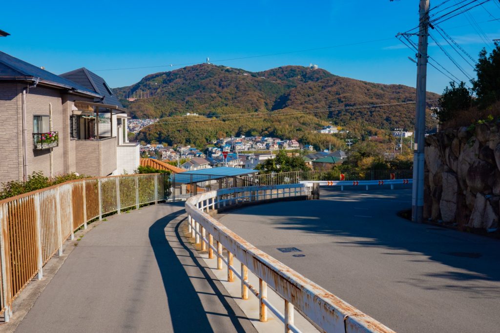 塩屋の街の様子