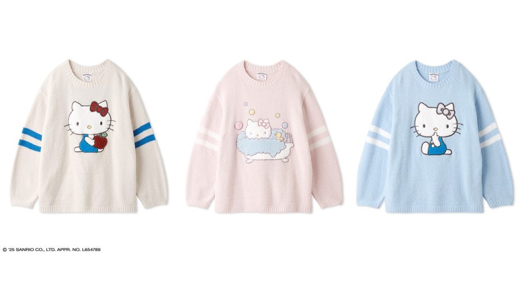 「【HELLO KITTY】ニットプルオーバー」（9240円）