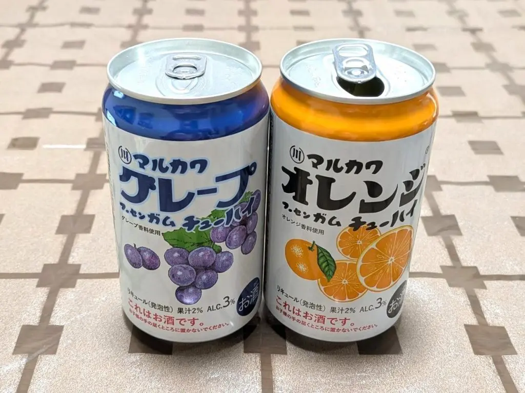 マルカワ フーセンガムチューハイ2種