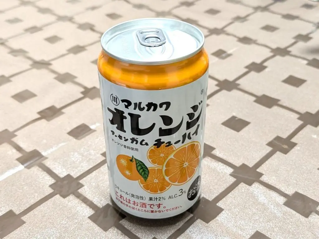 マルカワ フーセンガムチューハイ オレンジ味