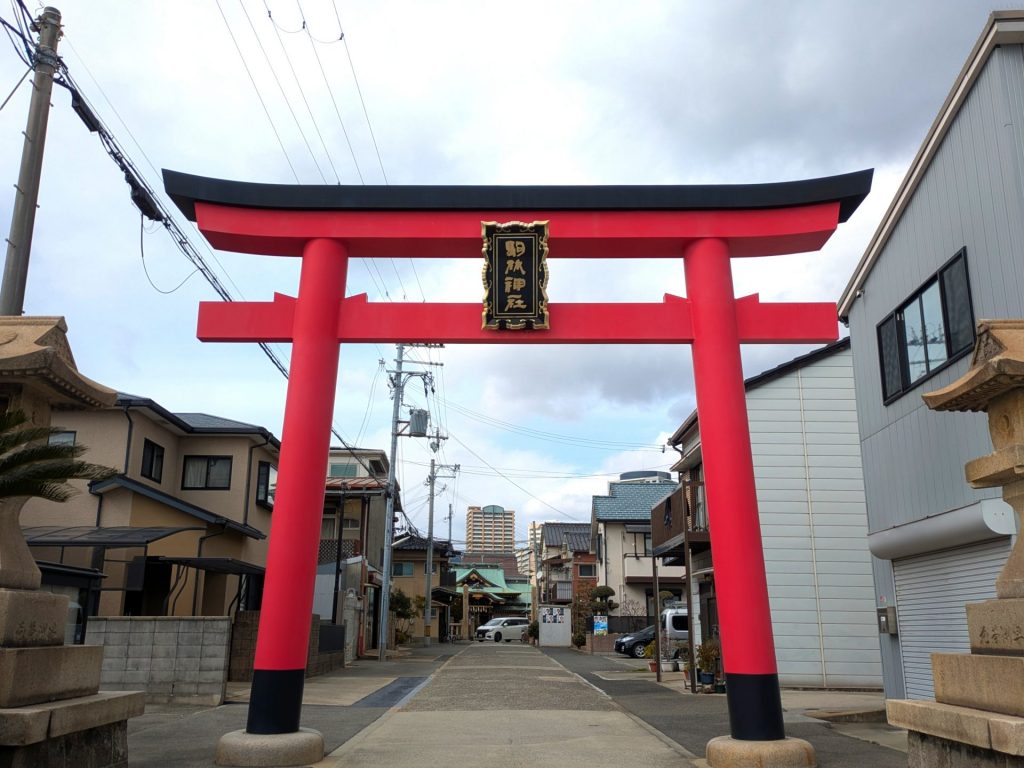 【駒林神社　大鳥居】