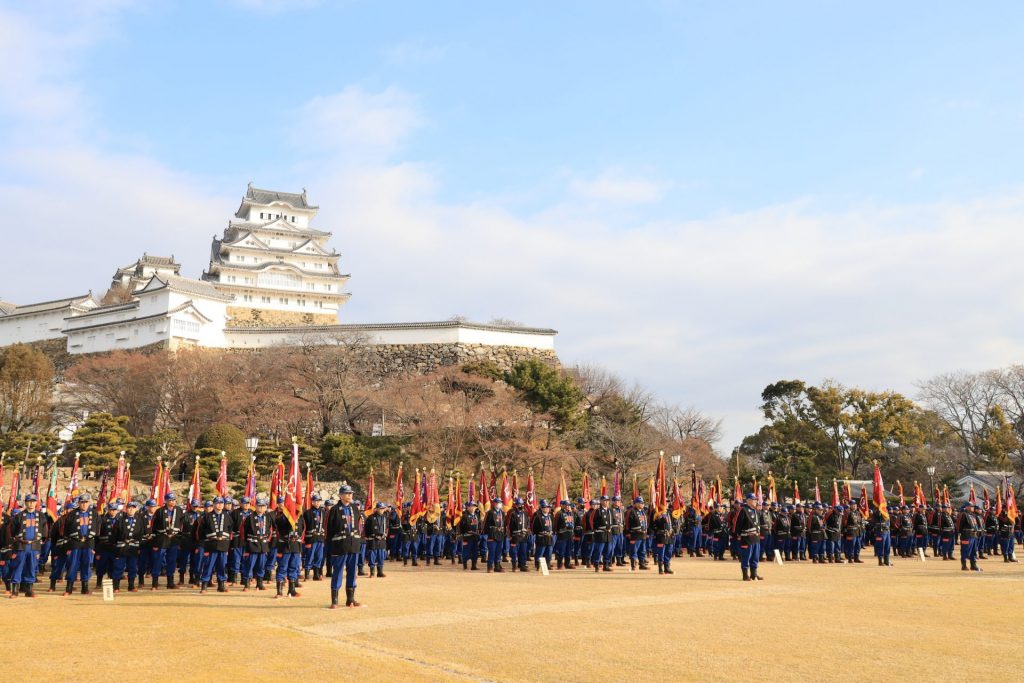 2025年姫路市消防出初式の様子　（提供：姫路市）