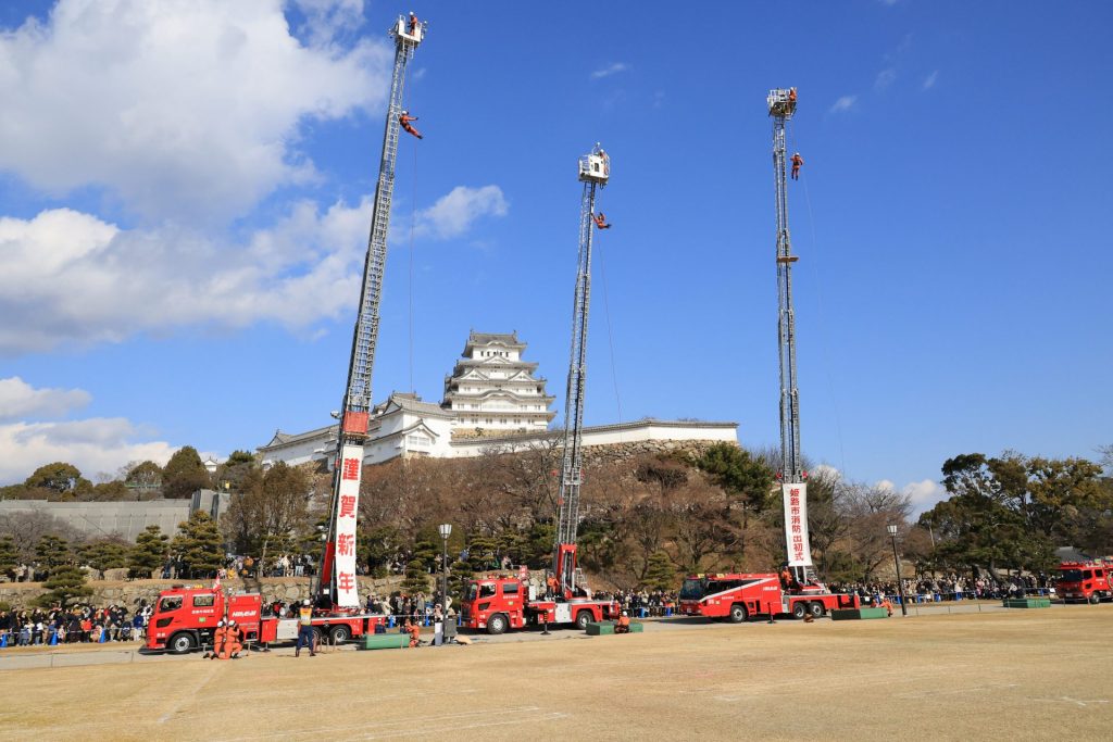 2025年姫路市消防出初式の様子　（提供：姫路市）