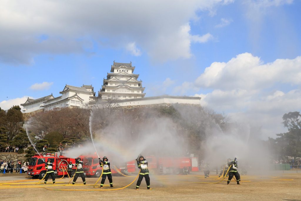2025年姫路市消防出初式の様子　（提供：姫路市）