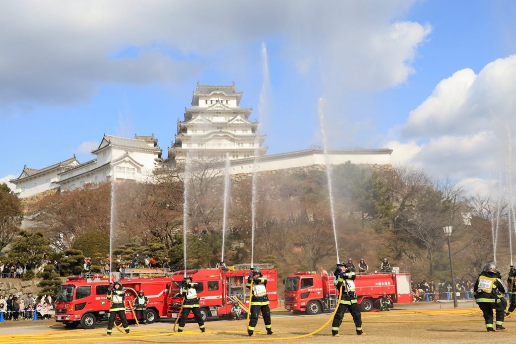 2025年姫路市消防出初式の様子　（提供：姫路市）