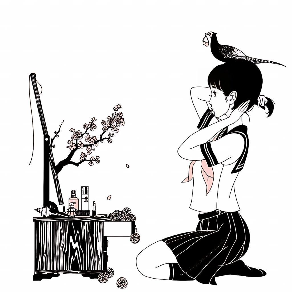 作品名：Blue / 中村佑介作品集表紙 (c)YUSUKE NAKAMURA