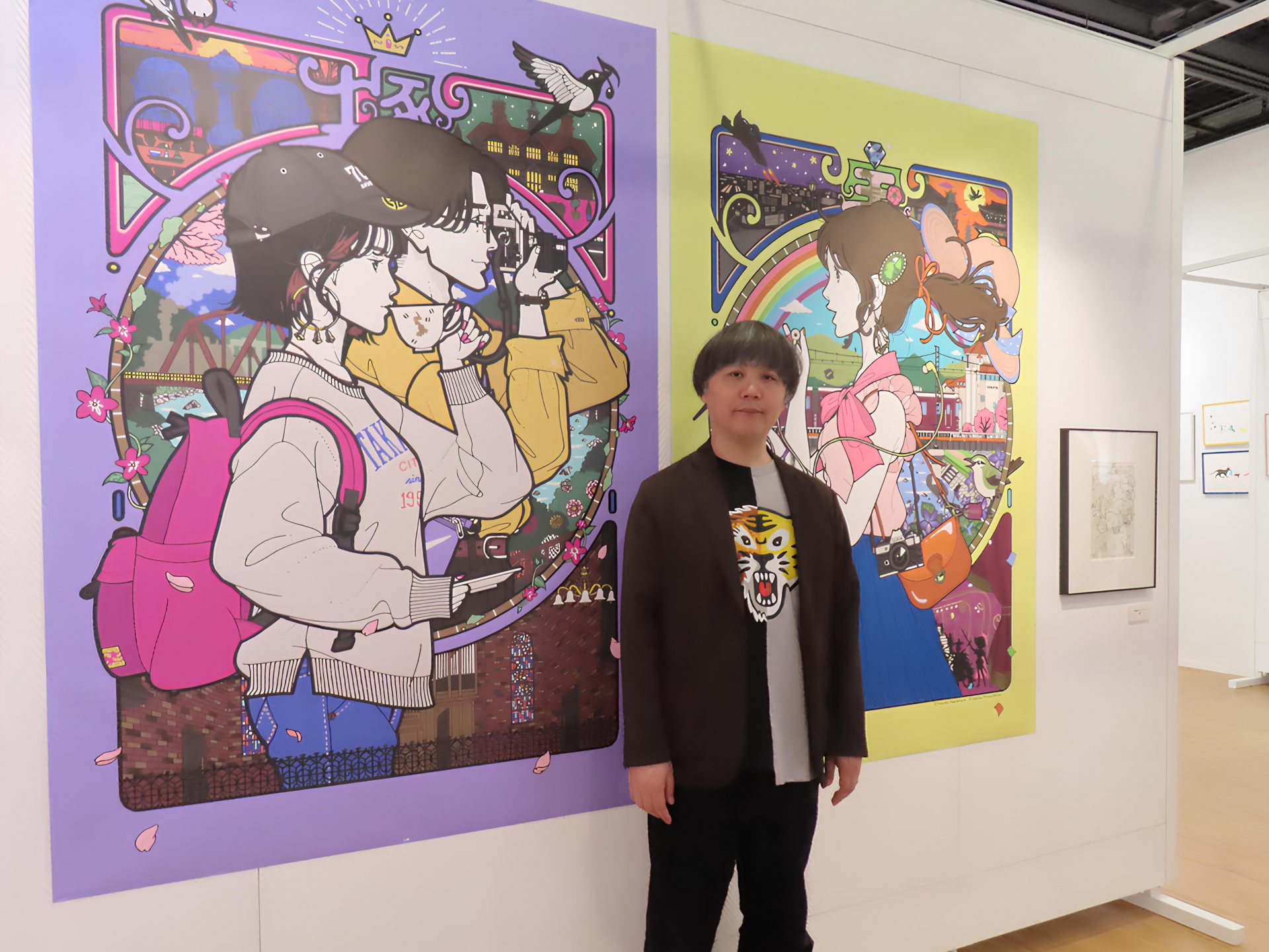 地元・宝塚で初の大規模展 イラストレーター「中村佑介展」 原画から