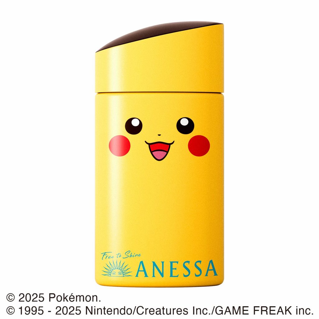 「アネッサ　パーフェクトUV　スキンケアミルク　NA」（60mL）ピカチュウデザイン　(C)2025 Pokemon. (C)1995-2025 Nintendo/Creatures Inc./GAME FREAK inc.