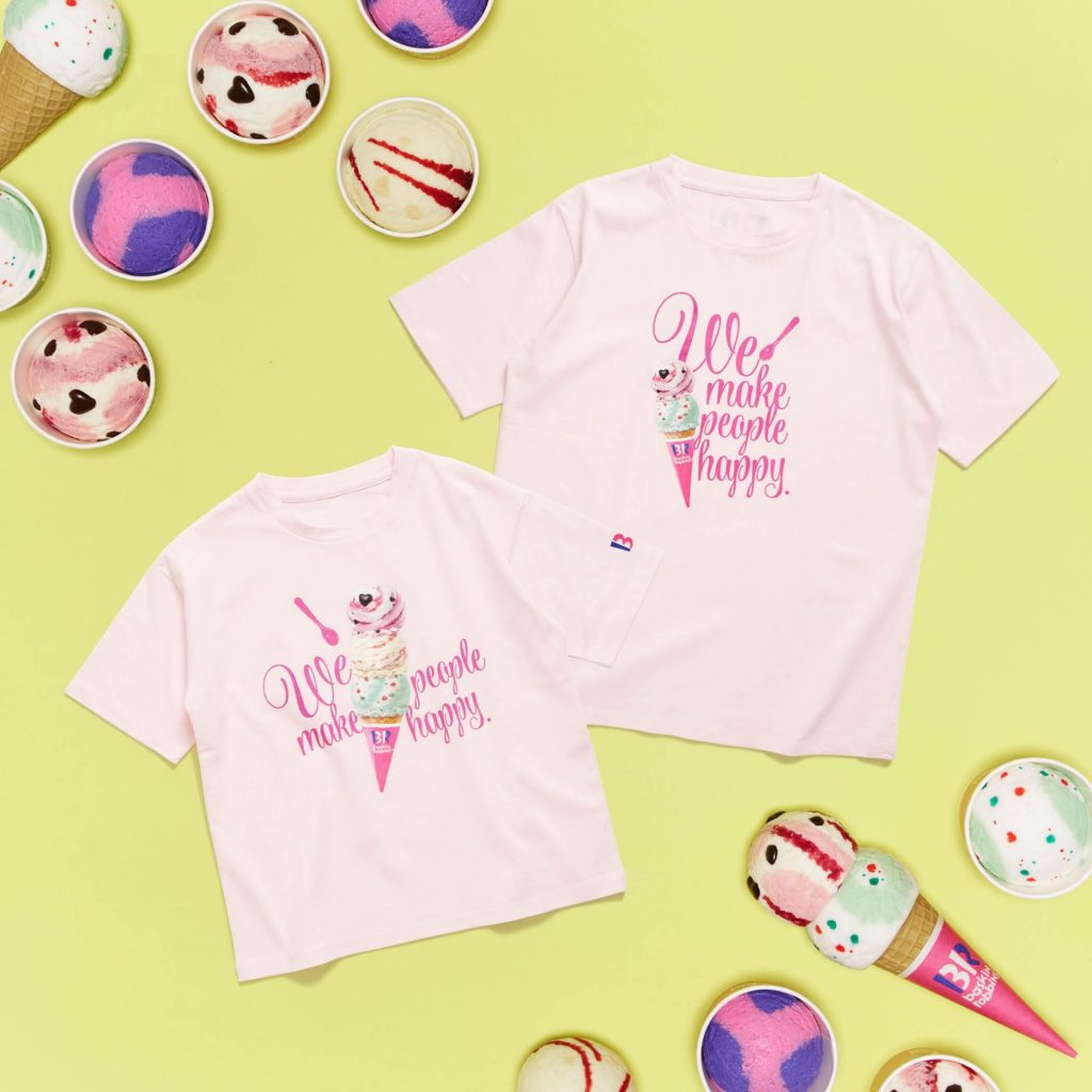 「キッズTシャツ」（3850円）、「プリントTシャツ」（4950円）