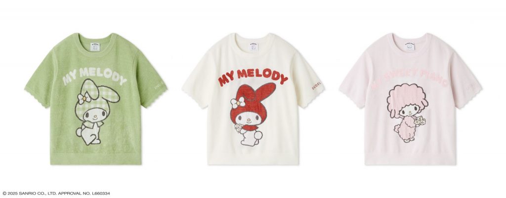 「ニットプルオーバー」（8580円）(C) '25 SANRIO CO., LTD. APPR. NO. L660334