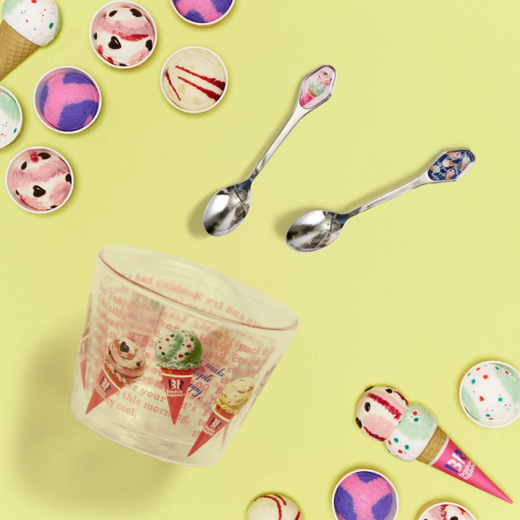 「耐熱Wウォールアイスクリームカップ」（ 2640円）、「ティースプーン」（各880円）