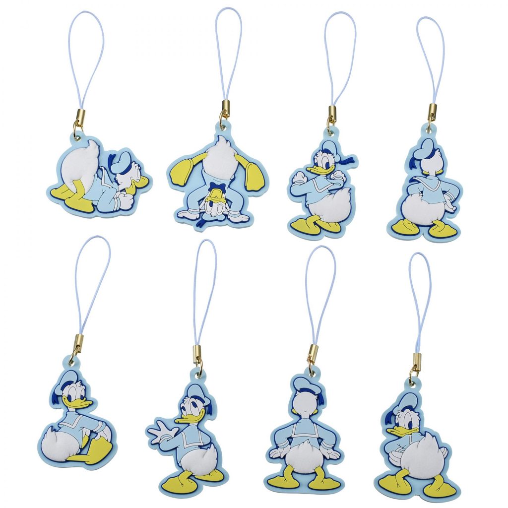 ドナルド シークレットストラップ DONALD MOKOMOKO BIRTHDAY（全8種 各900円）(C)Disney