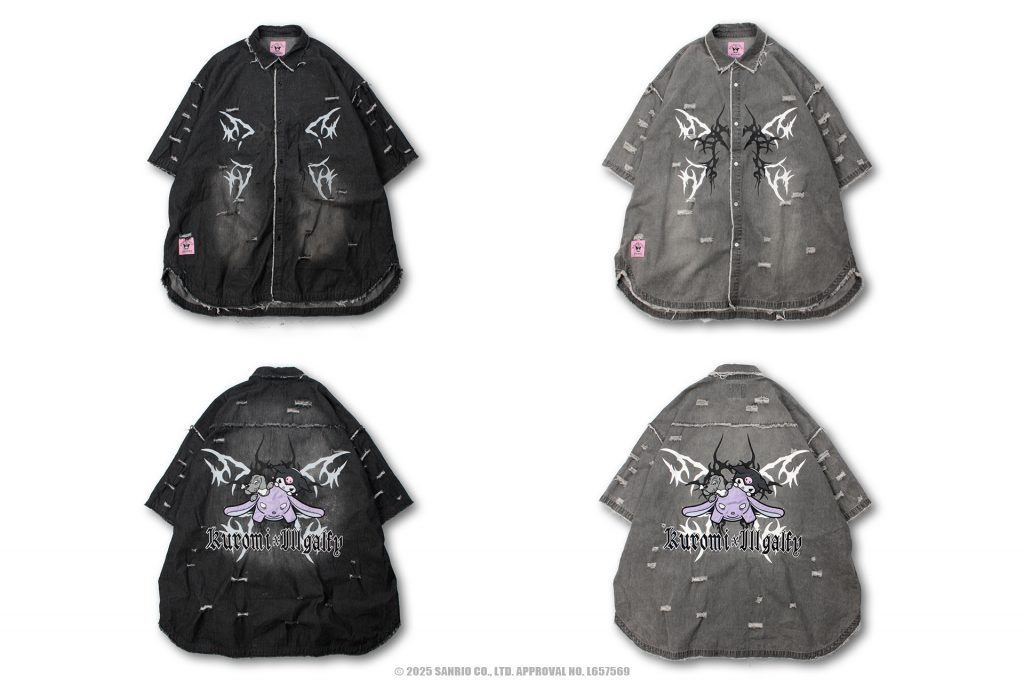 「イルガルフィーボロボロデニム半袖BIGシャツ」（1万8480円）