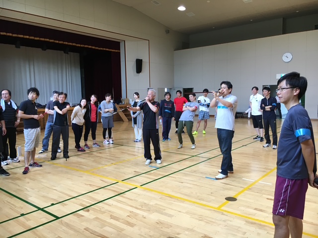 社内行事の様子　提供：株式会社サンテェム