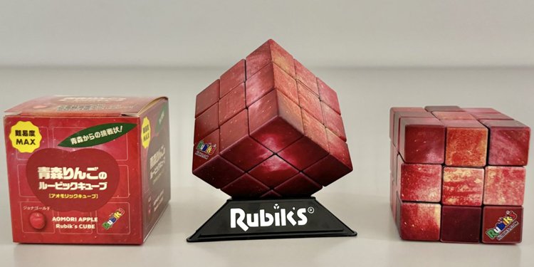 【Clip】青森からの挑戦状!? 特産品を全面に施した“深紅のルービックキューブ”「難しすぎる」の声多数