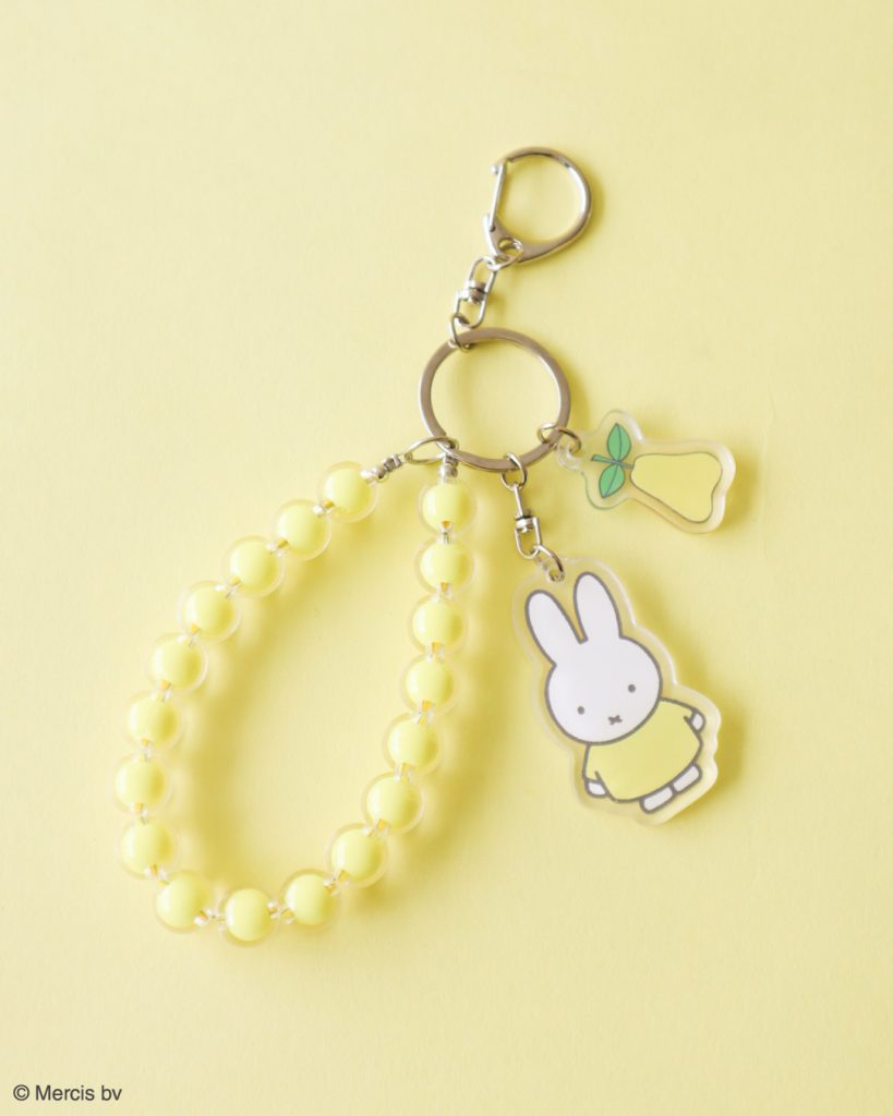 「miffy/チャームキーホルダー」（カラー：Yellow　1999円）
