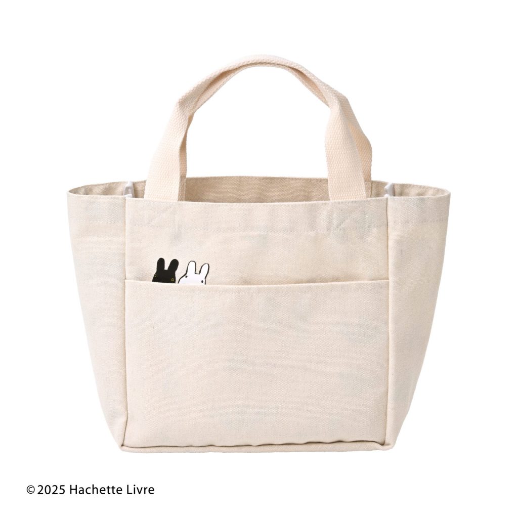 「リサとガスパール×カフェ・ド・クリエ 2025サマーバッグ」オリジナルトートバッグ（幅約33cm×高さ22cm×マチ12cm）　(C)2025 Hachette Livre