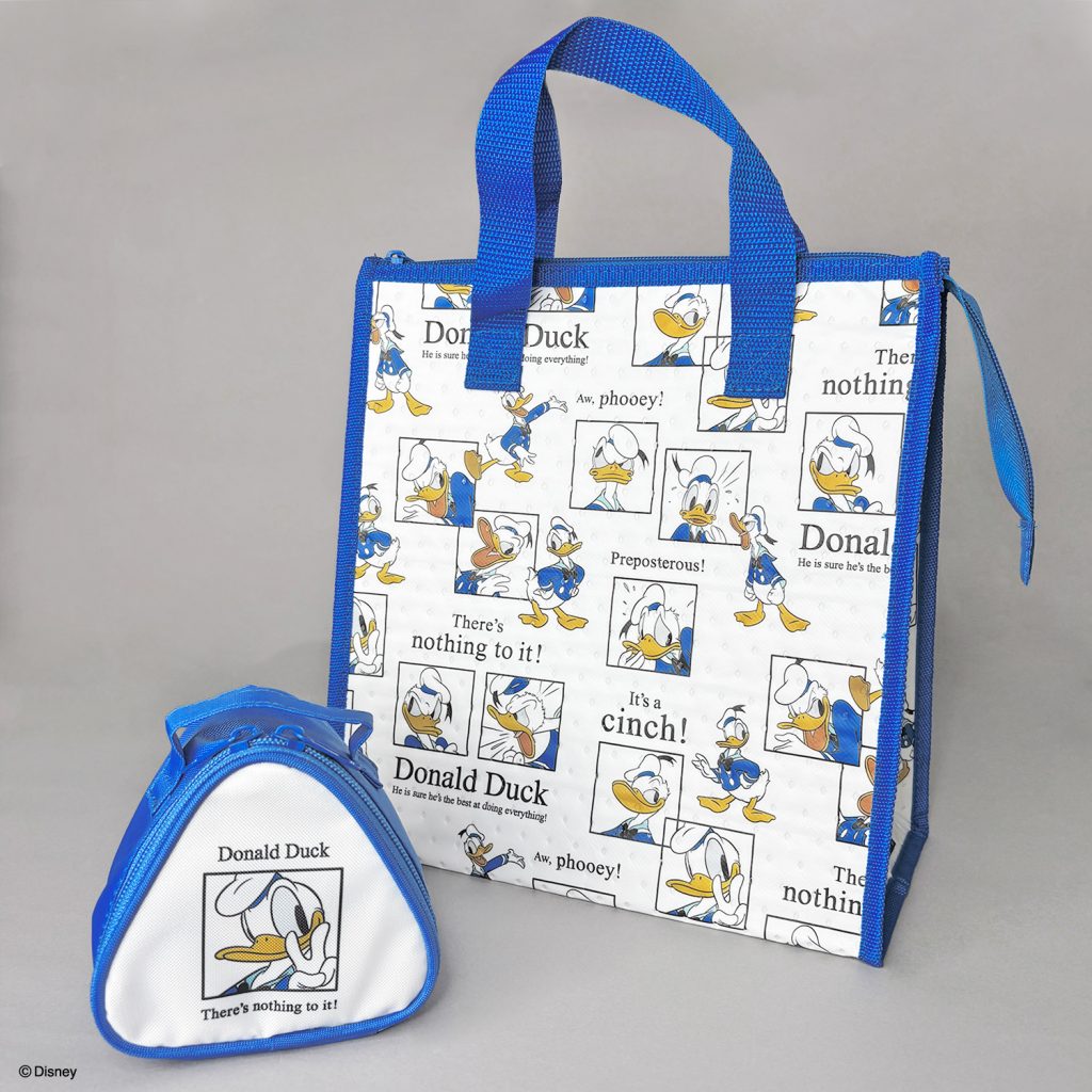 「アルミランチバッグ」（880円）、「保冷おにぎり型ミニランチバッグ」（770円）