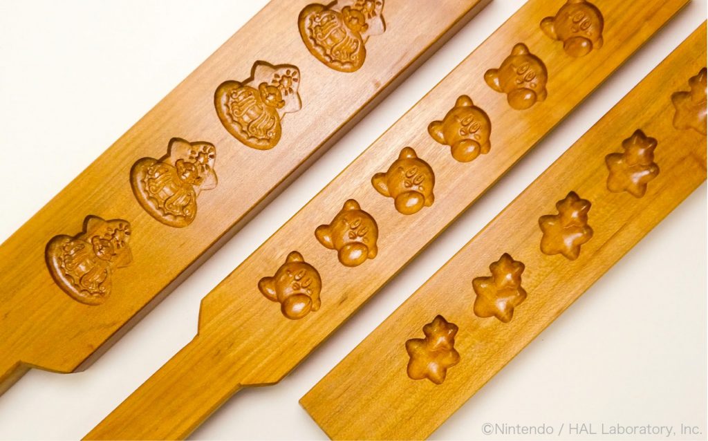 職人手彫りの新作菓子木型　(C)Nintendo / HAL Laboratory, Inc.