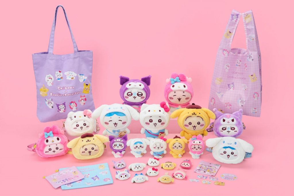 「ちいかわ」と「サンリオキャラクターズ」がコラボした全21商品が、6月13日より発売