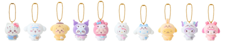 「シークレットフロッキーマスコットチャーム（1アイテム_全10種）」（各990円）