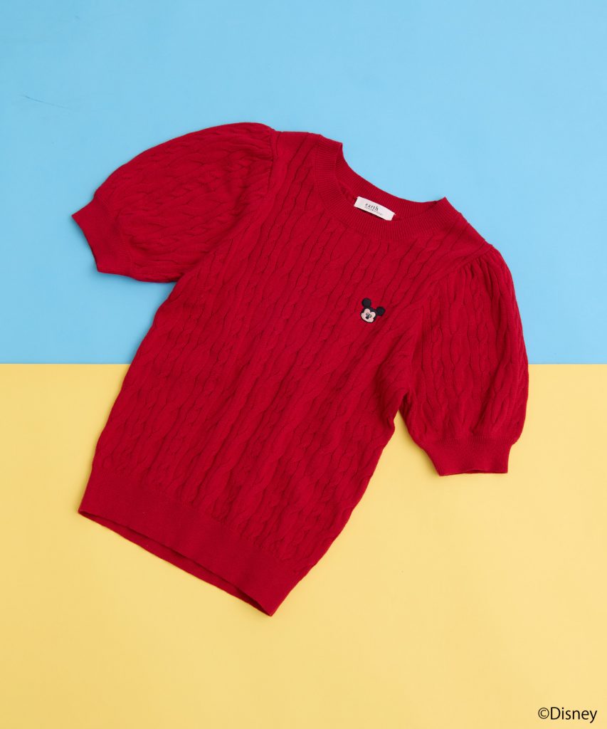 〈Disney〉松本セイジ　刺繍ニット（全4色 3999円）