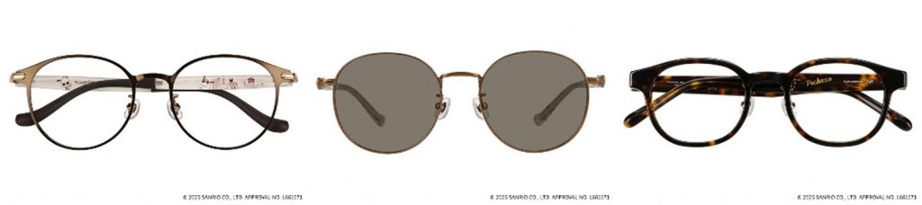 「ポチャッコ モデル」左から、ZC252005_44E1（1万1100円）、ZC252G01_43E1（1万1100円）、ZA251032_49E1（9900円）