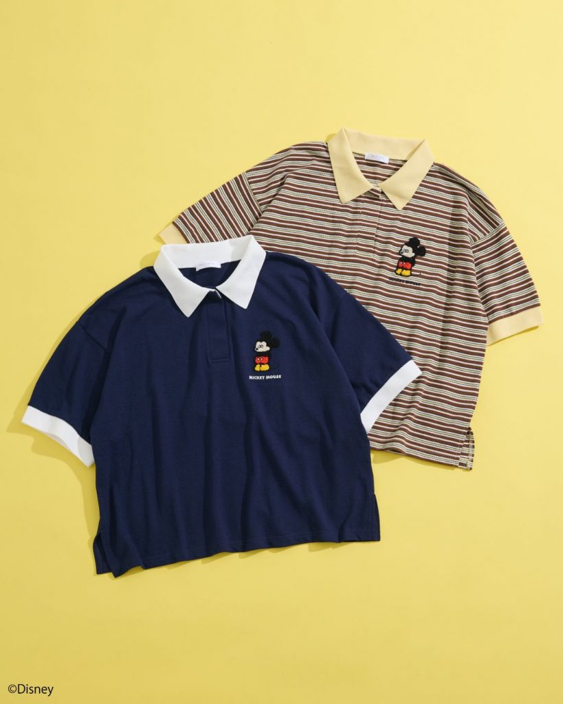 Mickey friend ワンポイントショートポロ（全2色 4990円）
