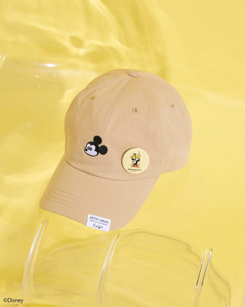 Mickey friend バッジ付きCAP（3990円）