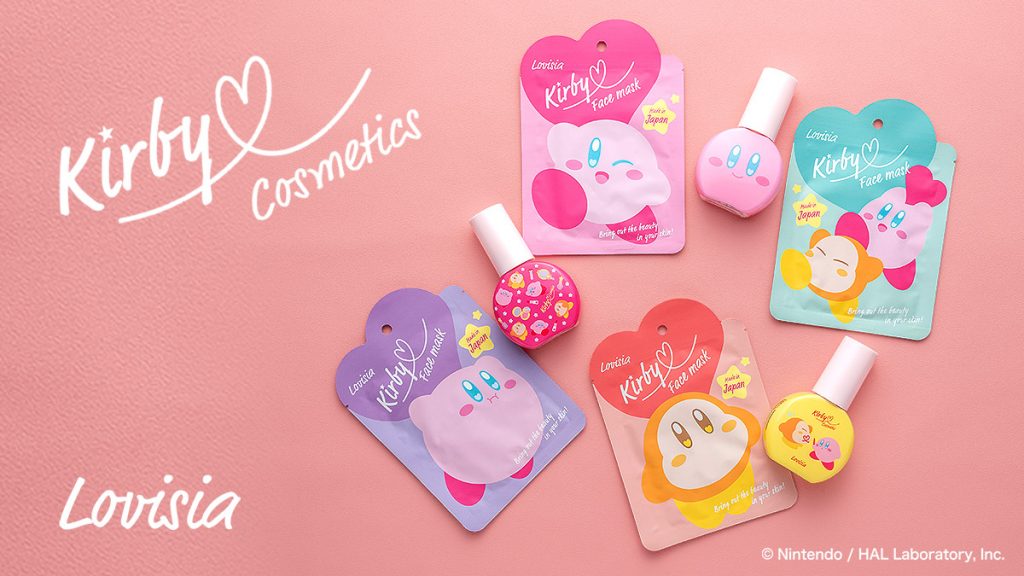 「Lovisia」コスメシリーズから「星のカービィ」のフェイスマスクとフェイスミストが新発売！