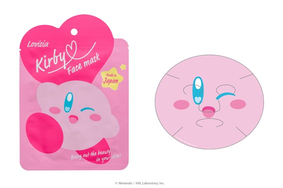 「Lovisia 星のカービィ フェイスマスク」ウィンク（495円）