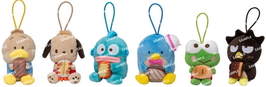 【後半：8月6日（水）～】コラボ限定マスコット（全6種）イメージ　(C)2025 SANRIO CO., LTD. APPROVAL NO. L660170