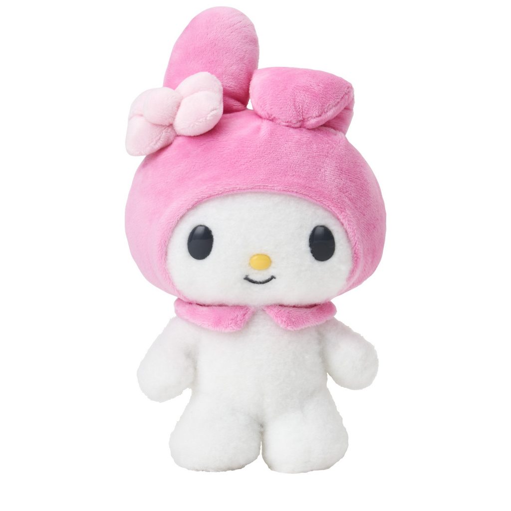 ぬいぐるみ（全3 アイテム　マイメロディ）（3300 円）(C)Netflix. Used with permission.　(C)2025 SANRIO CO.,LTD.　著作：(株)サンリオ