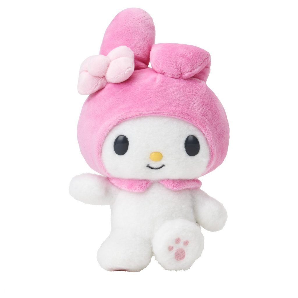 ぬいぐるみ（全3 アイテム　マイメロディ）（3300 円）(C)Netflix. Used with permission.　(C)2025 SANRIO CO.,LTD.　著作：(株)サンリオ