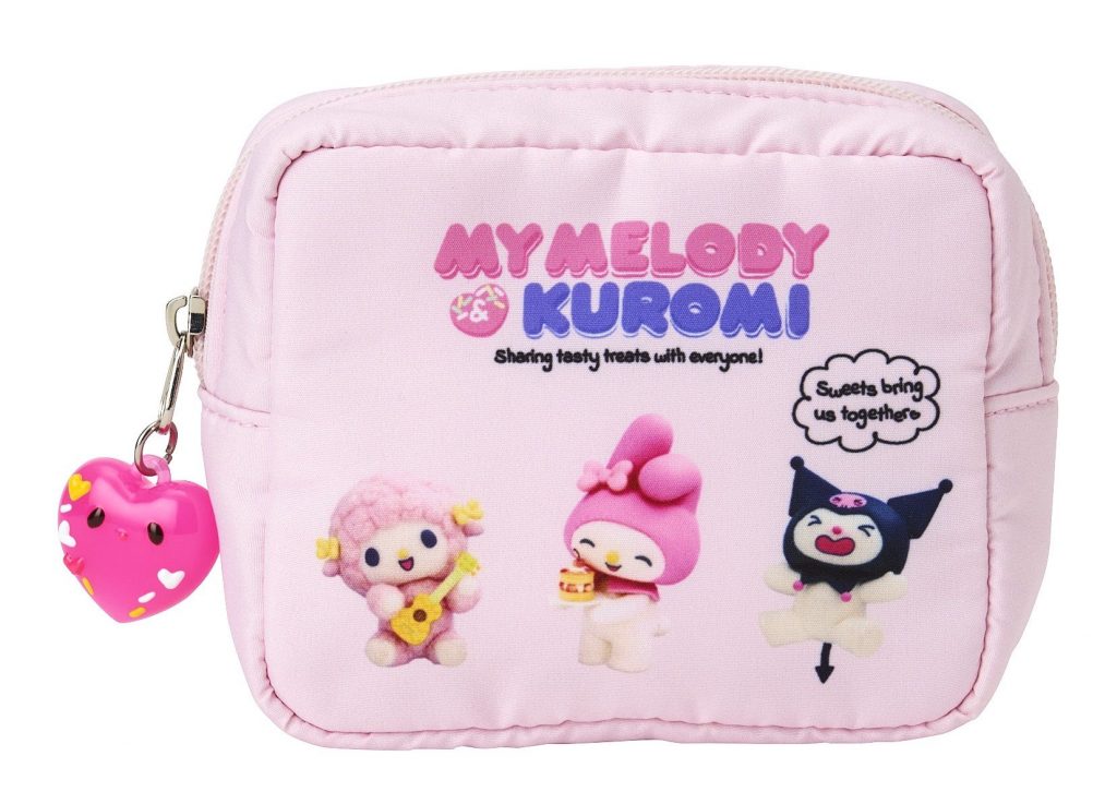 ポーチ（1793円）(C)Netflix. Used with permission.　(C)2025 SANRIO CO.,LTD.　著作：(株)サンリオ