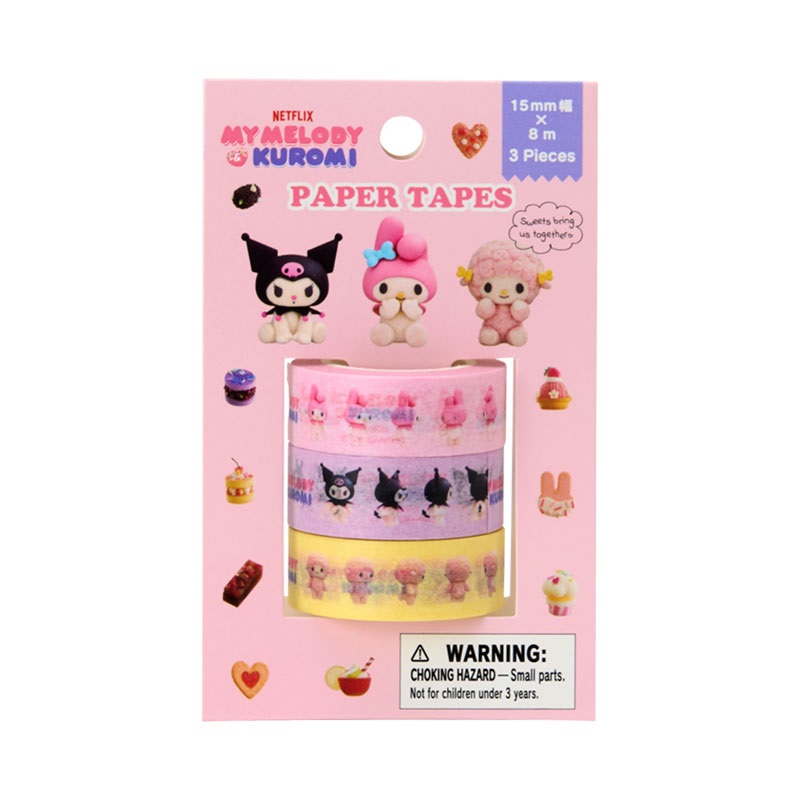 ペーパーテープセット　（693円）(C)Netflix. Used with permission.　(C)2025 SANRIO CO.,LTD.　著作：(株)サンリオ