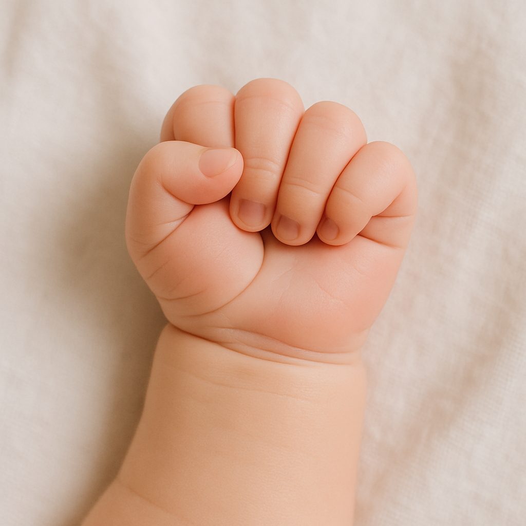 赤ちゃんの手のイメージ（※生成AIで作成）