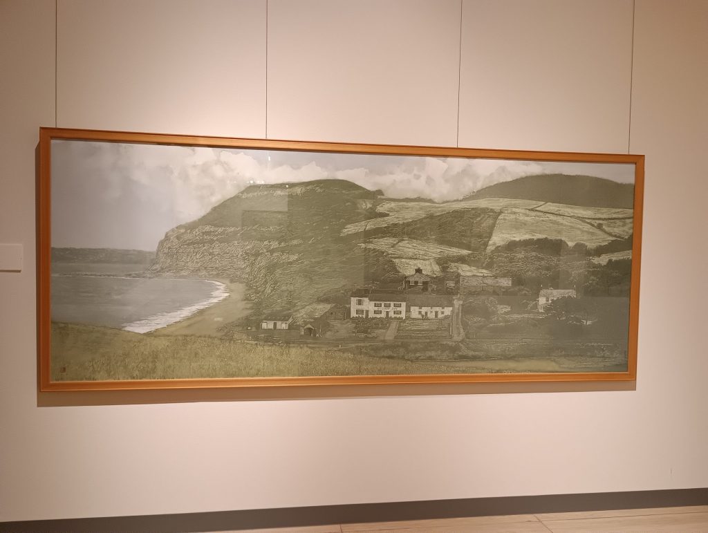 『夏が行く』平成15年(2003)　綿布着色　敬愛まちづくり財団蔵