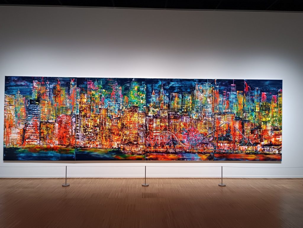 『Generative』2025年　キャンパスにアクリル　個人蔵（図1）