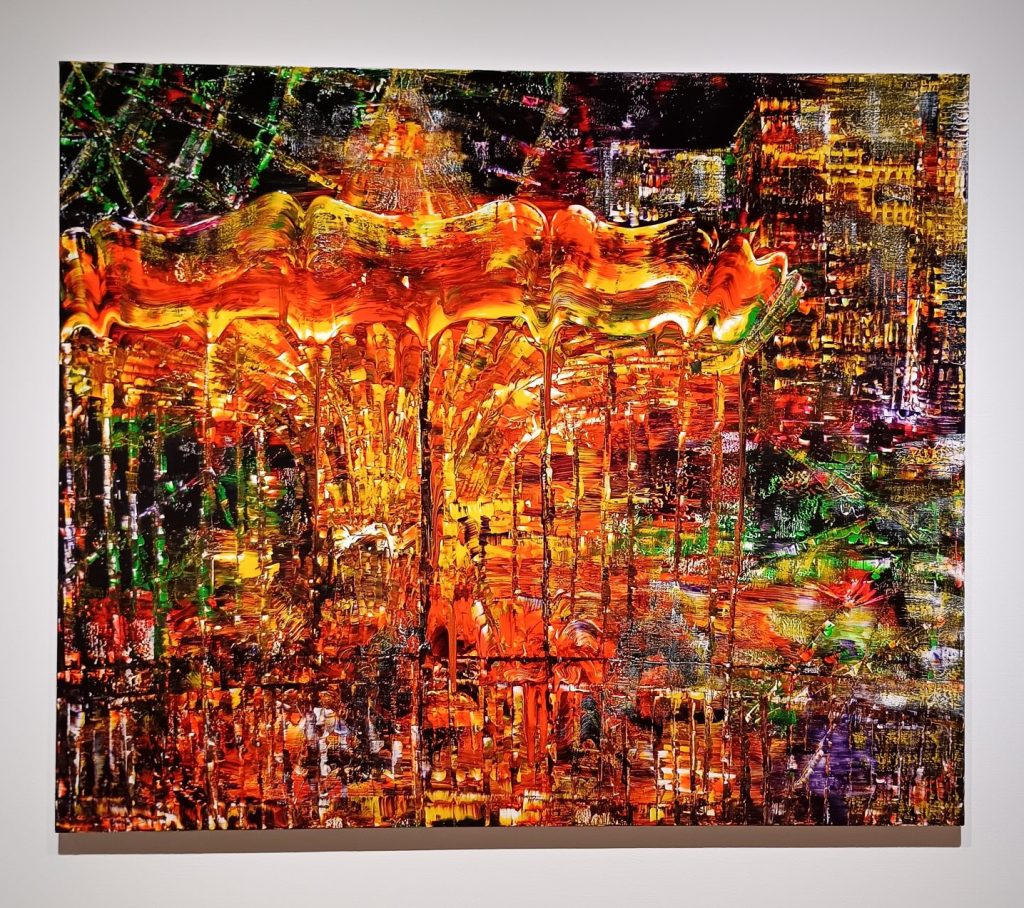 『Generative』2025年　キャンパスにアクリル　個人蔵