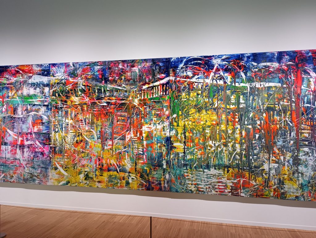 『Park』2024年　鉄板にアクリル　個人蔵