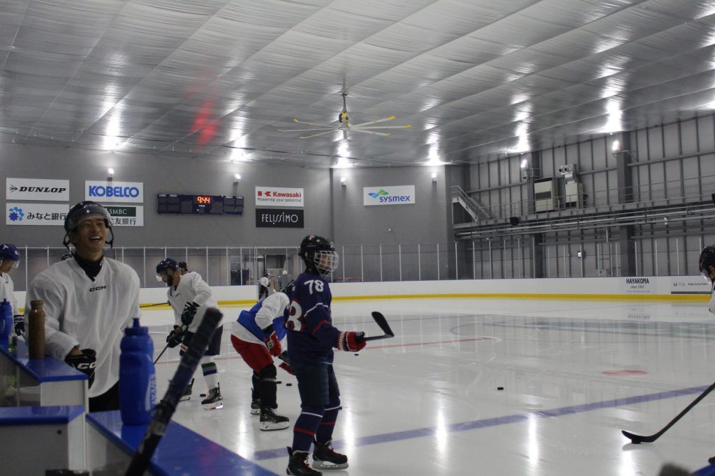 リンクへ出る蒼馬くん