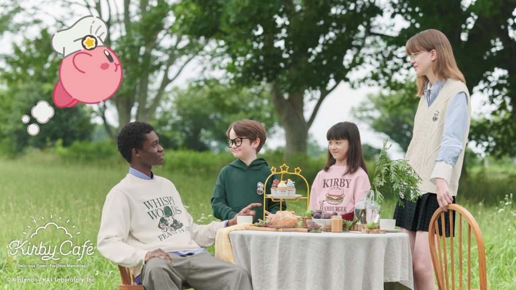 今年もジーユーから「星のカービィ」のコラボレーションアイテムが登場！「カービィカフェ」がモチーフに　(C)Nintendo / HAL Laboratory, Inc.