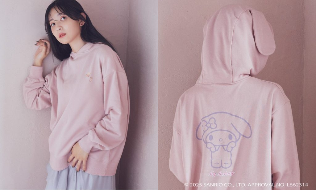 「マイメロディ&クロミ/earth 耳付きフーディー」（5999円）