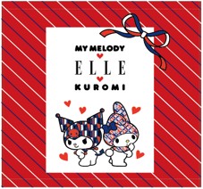 ELLEコラボ　ハンドタオル（1100円）　(C)'25 SANRIO CO., LTD. APPR. NO. L660056
