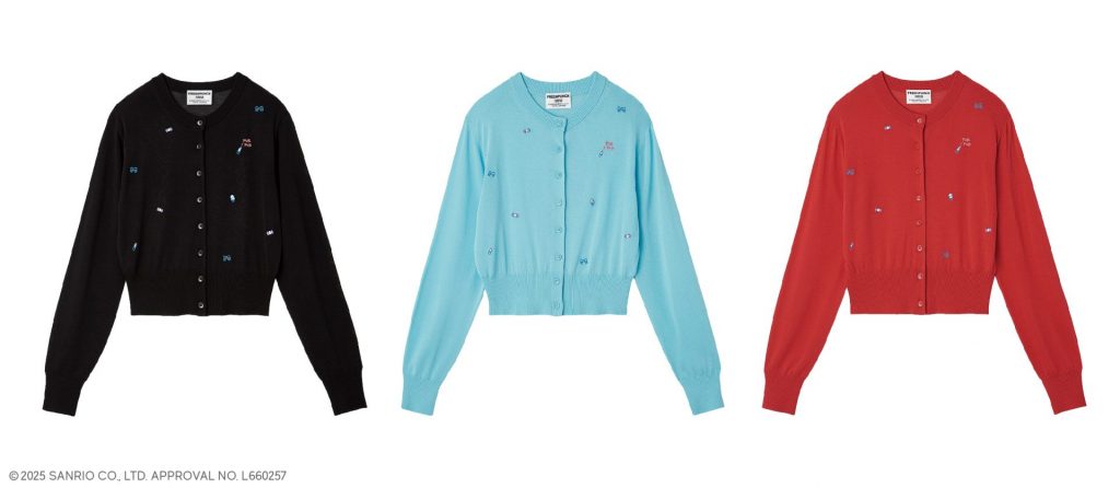 「FRESH PUNCH 刺繍カーディガン」（1万9800円）