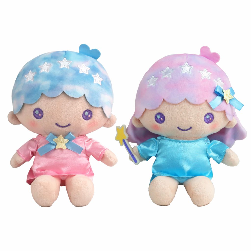 ぬいぐるみS（キキ、ララ　各3520円）　(C)'25 SANRIO CO., LTD. APPR. NO. L660056